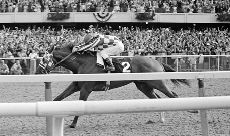 Image of Secretariat Wins Belmont, Becomes Triple Crown Champion!